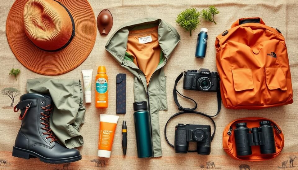 african safari packing list