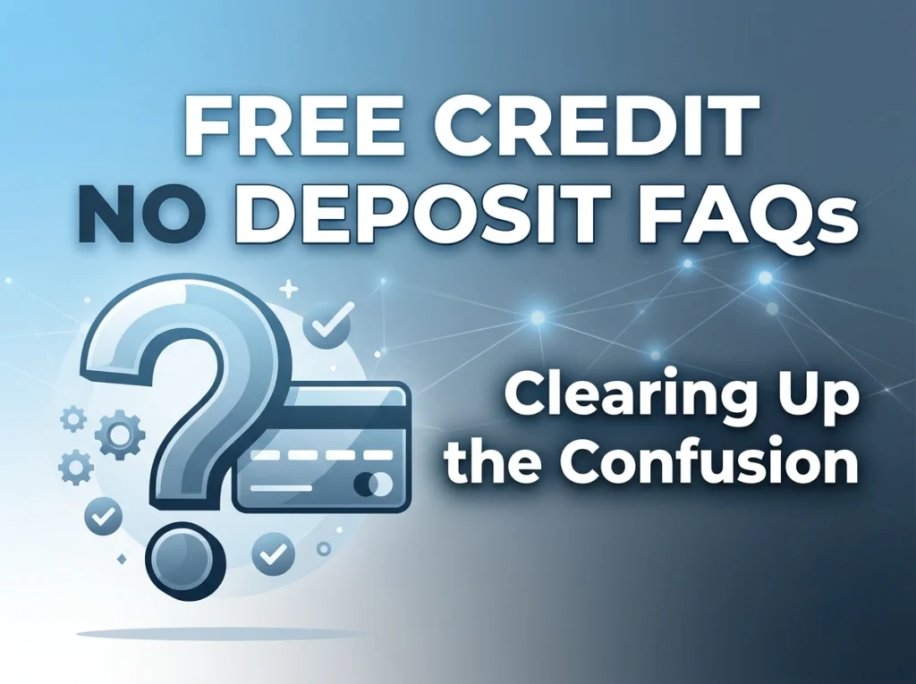 Free Credit No Deposit FAQs: Clearing Up the Confusion Free Credit No Deposit FAQs: Clearing Up the Confusion