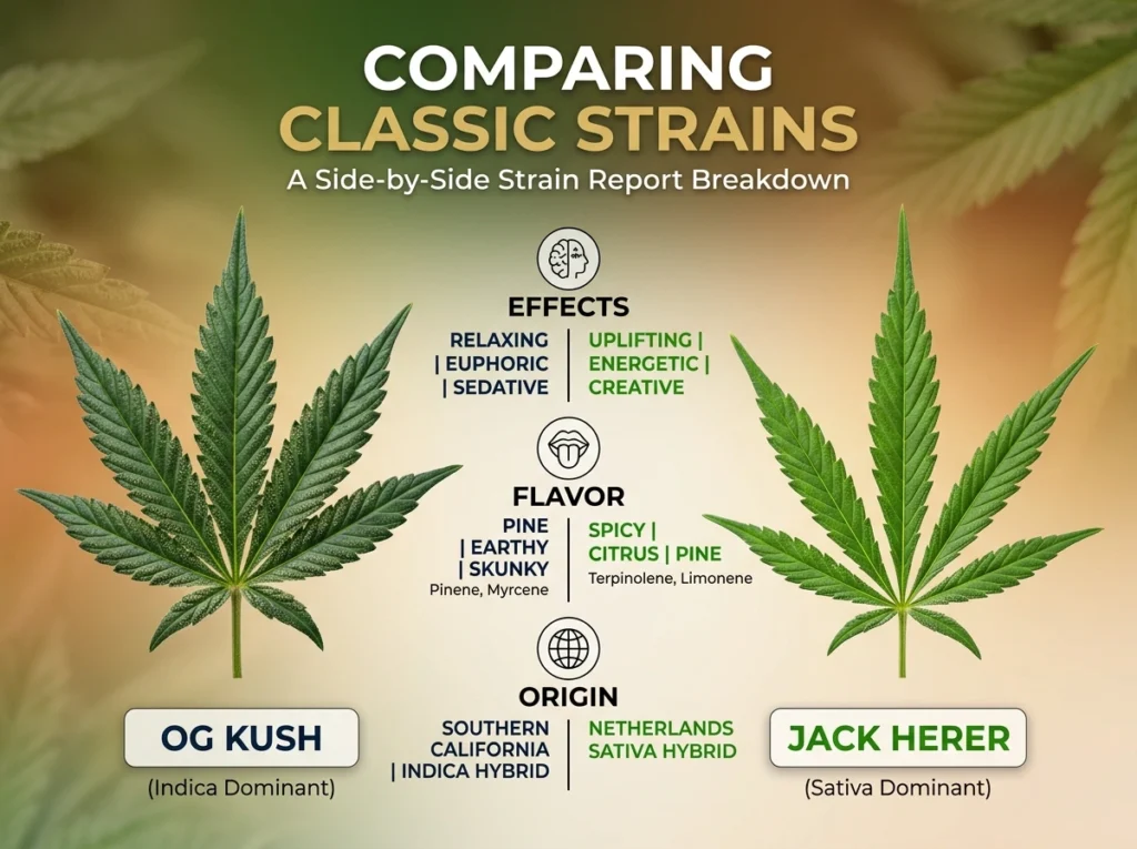 Comparing Classic Strains: A Side-by-Side Strain Report Breakdown